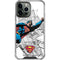 DC Comics Superman Flying Over City Pose iPhone 15 Pro Max Clear Case
